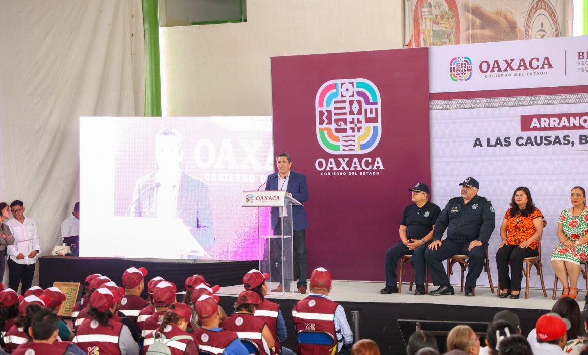 Lanzan en Oaxaca programa integral por la paz y el bienestar en la Central de Abasto