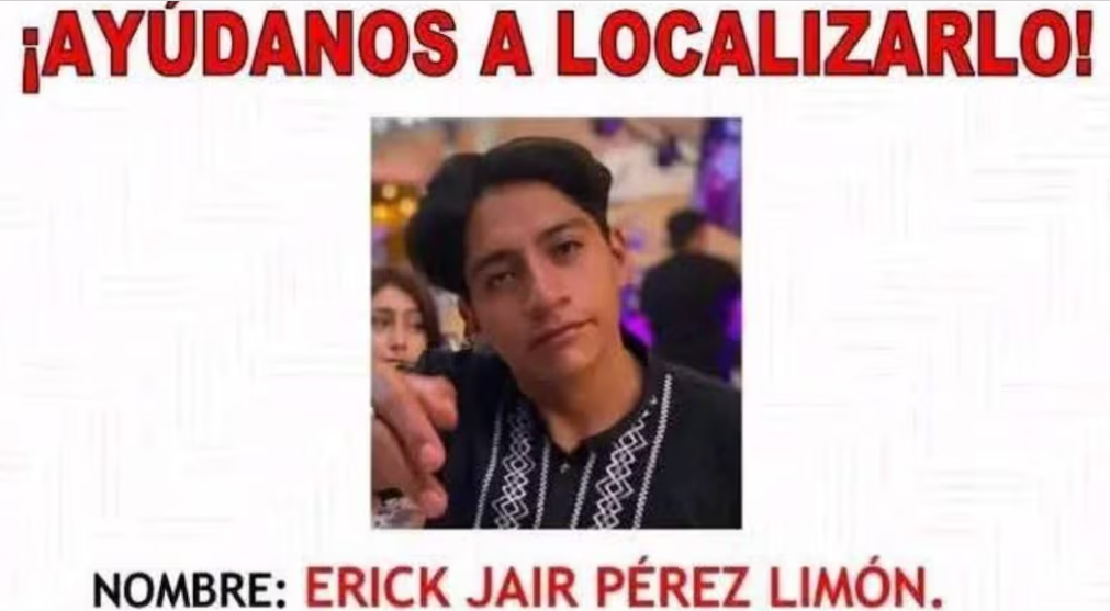 Familiares exigen búsqueda urgente de Erick Jair, desaparecido desde hace 24 días en Oaxaca