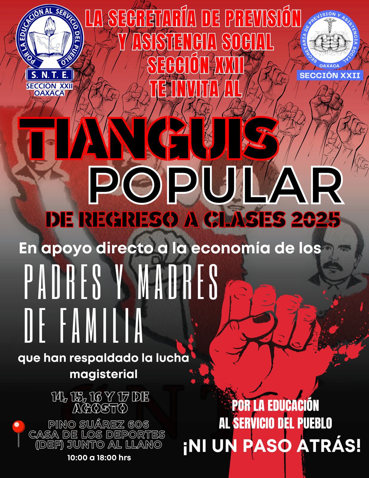 ? Tianguis Popular de Regreso a Clases en Oaxaca: útiles y servicios a precios solidarios