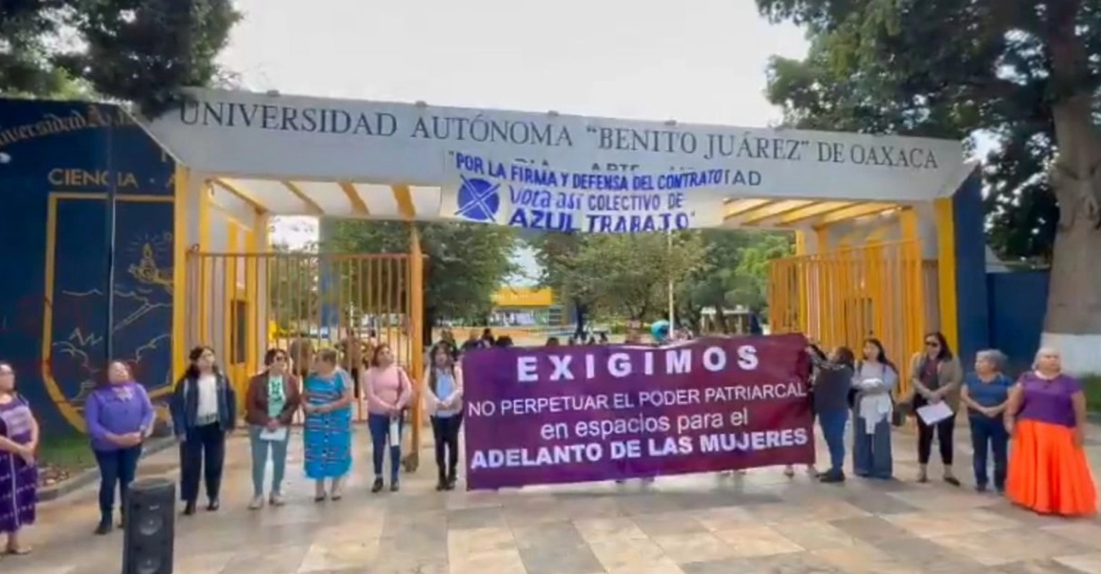 ✊ Académicas de la UABJO denuncian falta de paridad de género en la rectoría