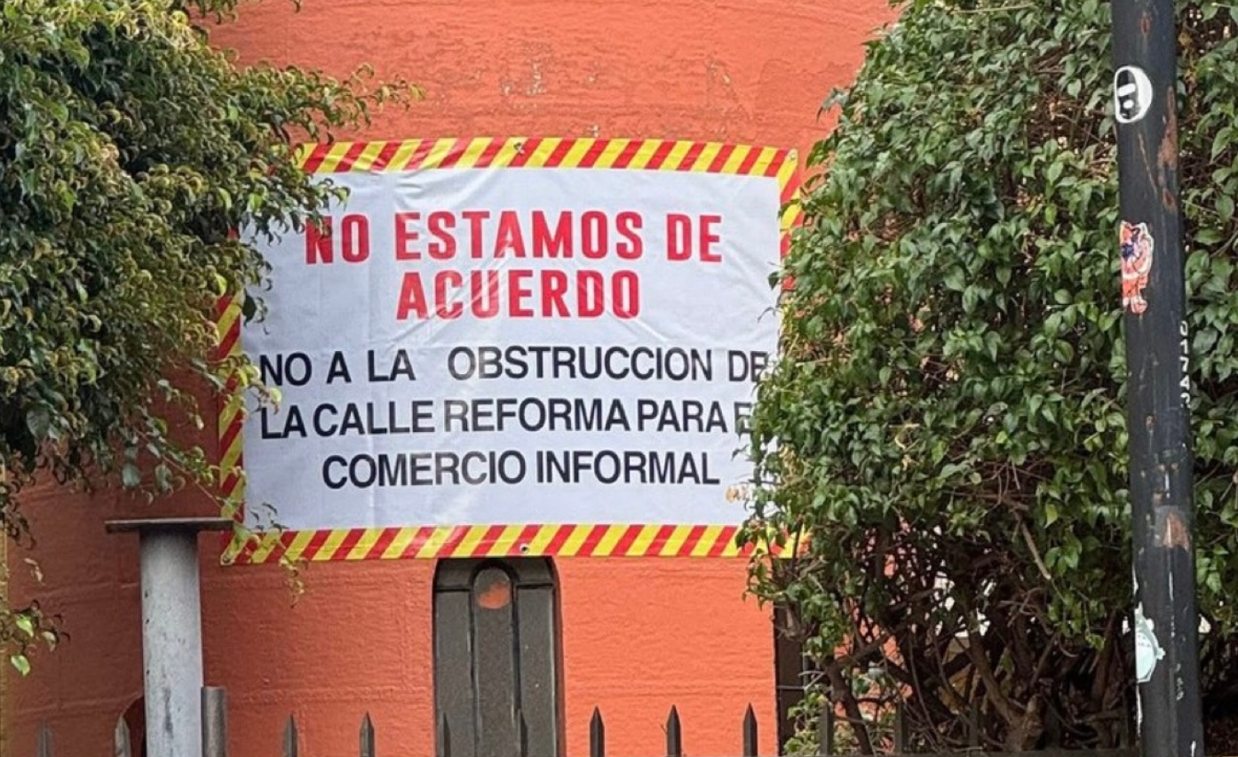 ? Vecinos de la calle Reforma protestan contra ambulantes en Oaxaca de Juárez