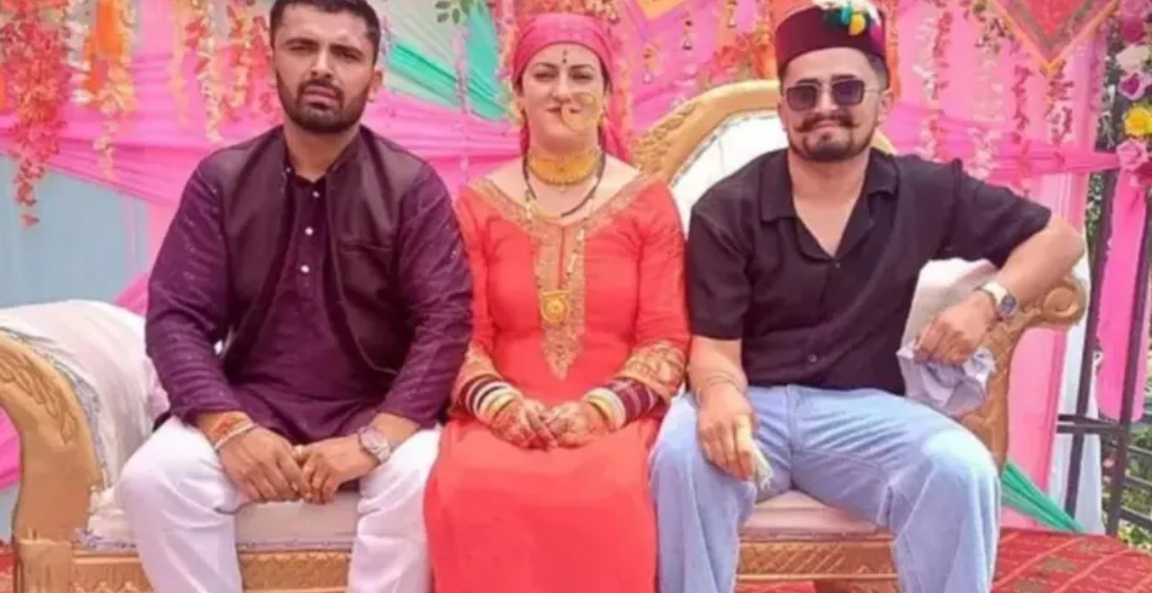 ? Una mujer se casa con dos hermanos en India y desata debate sobre la poliandria