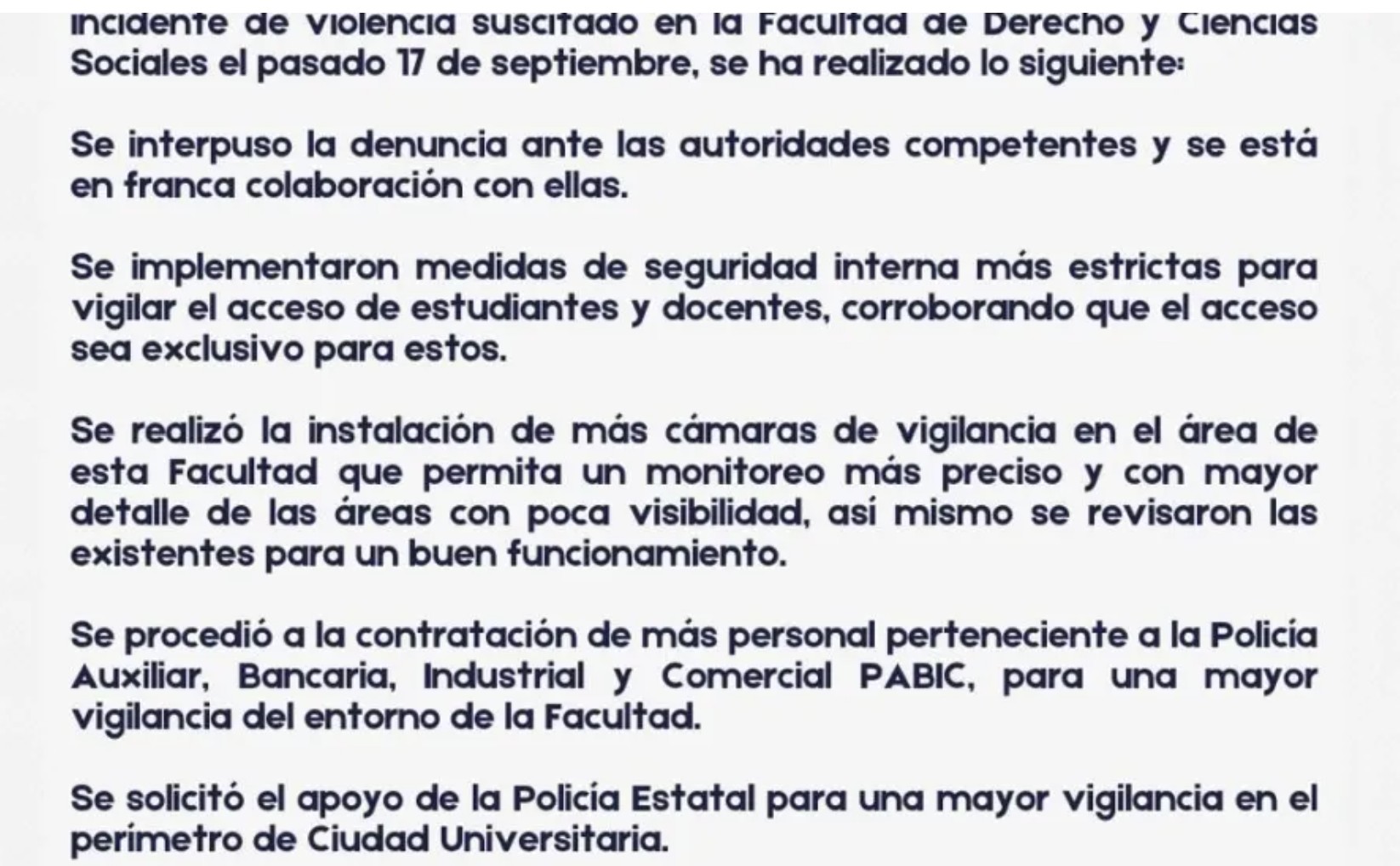 ? Tras hechos violentos en CU, la UABJO anuncia medidas de seguridad