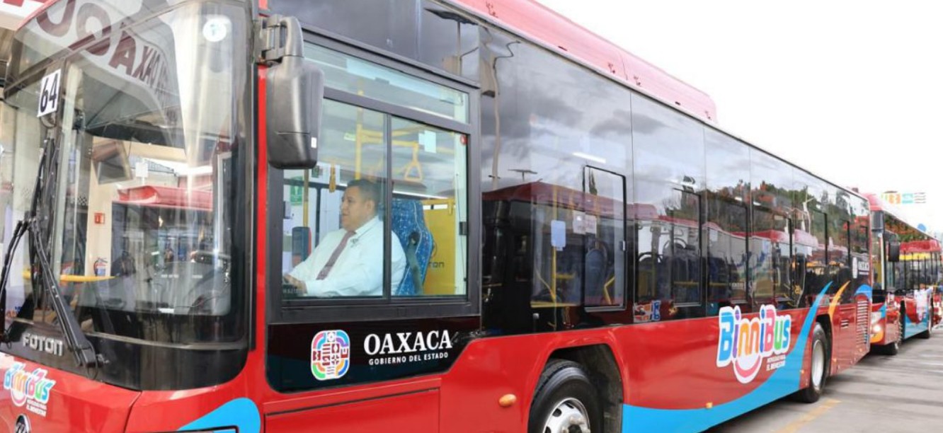 Oaxaca estrena ruta Viguera-Xoxocotlán del BinniBus: transporte seguro, moderno y cultural
